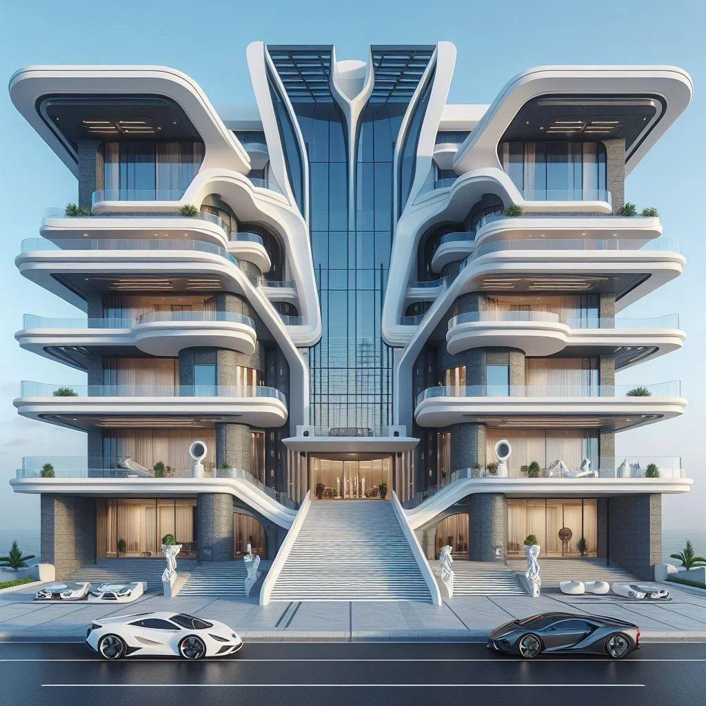 Luxury Curved Residential Tower