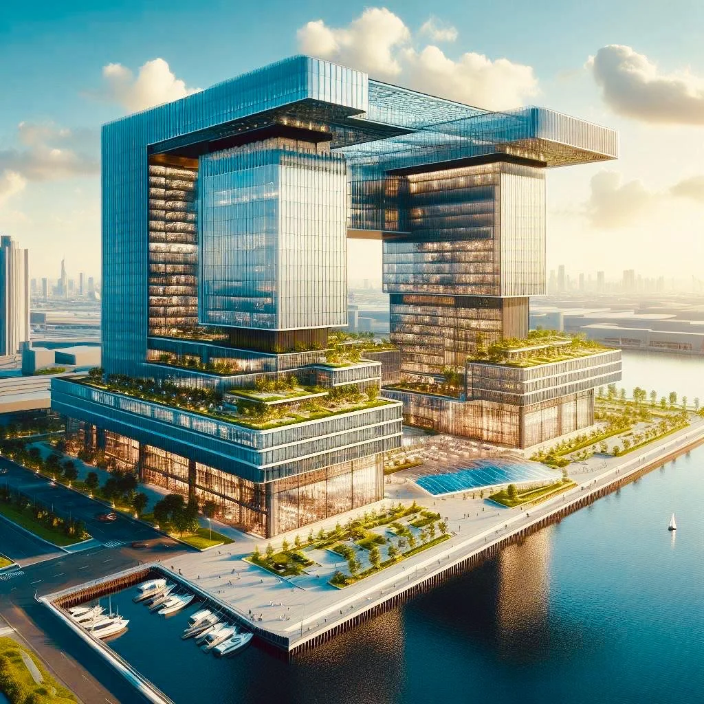 Waterfront Skyscraper Complex